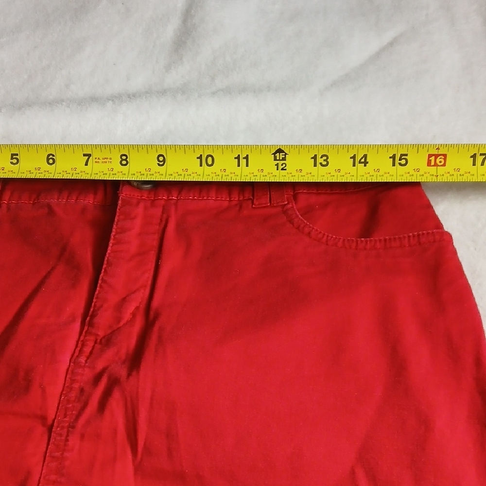 Croft & Barrow Vibrant Red Mini Skirt - Picture 6 of 8